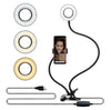 Image of LED Selfie Ring Light for Live Adjustable Makeup Light-8cm Stand Shopping111