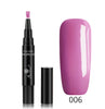 Image of 3 In 1 Gel Nail Varnish Pen Glitter One Step Nail Art Gel Polish Hybrid Shopping111