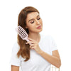 Image of Curved Vented Hair Brush Fast Drying Detangling Massage Brushes For Long Wet Dry Thick Thin Curly Natural Hairs Women Shopping