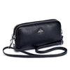 Image of Genuine Leather Fashion Shoulder Double-layer Multifunctional Zipper Bag Shopping