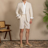 Image of Retro Breathable And Light Seersucker Suit Shopping