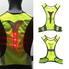 Fluorescent vest LED light reflective vest Shopping