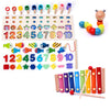 Image of Children 3D Alphabet Number Puzzle Baby Colorful Geometric Digital Letter Educational Toy Shopping