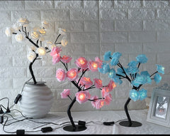 LED Tree Lamp Rose Small Tree Lamp Modeling Lamp Table Lamp Shopping