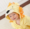 Image of Cartoon Cute Animal Modeling Baby Bath Towels Baby Bathrobes Cotton Children's Bathrobes Baby Hooded Shopping