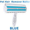 Image of Pet Hair Roller Remover Lint Brush 2-Way Dog Cat Comb Tool Convenient Cleaning Dog Cat Fur Brush Base Home Furniture Sofa Clothe Shopping