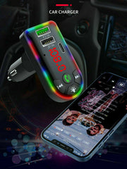 Car Bluetooth 5.0 MP3 Player FM Transmitter Radio 3.1A Fast Charger Adapter Lots Shopping