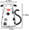 Image of Cow Carafe Pitcher Cow Water Pitcher With Cup Bedside Water Carafe Cow Glass Set Cow Pitcher Water Carafe With Glass Cup For Nightstand Shopping