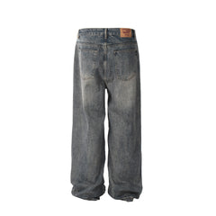 Fashion Personality Worn Jeans Men