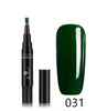 Image of 3 In 1 Gel Nail Varnish Pen Glitter One Step Nail Art Gel Polish Hybrid Shopping111