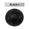 Image of Fluffy Donut Dog Bed  Warm Soft Long Plush Pet Cushion Dog House Cat  Bed Washable Pet Sofa Mat Calming Samll Large Dog Beds Shopping