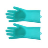 Image of Silicone Heat-resistant Cleaning Brush Scrubbing Gloves Shopping