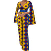 Image of Women's Cotton Ethnic Batik Print Jumpsuit Shopping