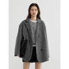 Image of Women's Wool Double-sided Woolen Coat Shopping