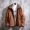 Image of Men's Fashionable Lamb Fur Coat Shopping