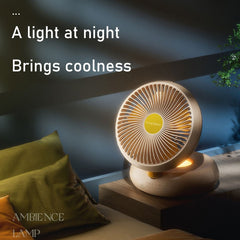 Table Fan, Rechargeable Remote Control Fan With Auto Oscillation 90 Foldable Ultra Quiet 4 Speeds Wind, Portable Air Circulator Fan,Hang Hook, USB Wall Fan For Bedroom Office Kitchen