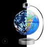 Image of 8 inch globe magnetic suspension office decoration company gift novelty creative birthday gift Shopping