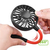 Image of Charging portable lazy fan student desktop fan hanging neck fan Shopping