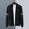 Image of Men's Fall Winter Fashion V-neck Casual Wool Knitted Sweater Coat Shopping