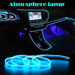 Car Led Strip Light For Neon Party Decoration Light Bicycle Dance Lamp 12V Waterproof USB Strips Lamps Shopping