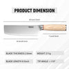 Image of Vegetable Cleaver - Japanese Cleaver 6.5 Inch Chopping Knife High Carbon Stainless Steel Knives With Wooden Handle 6.5 Inch Cleaver Knife Shopping