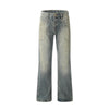 Image of Washed Denim Trousers Men's Casual Shopping