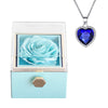 Image of Fashion Creative Rose Jewelry Box Necklace Suit Shopping