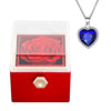 Image of Fashion Creative Rose Jewelry Box Necklace Suit Shopping