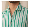 Image of Men's Business Casual Cotton Striped Shirt Shopping