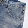 Image of Washing Water Raw Hem Jeans Men Shopping