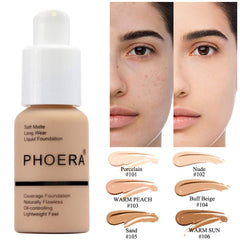 Explosive Press Type Oil Control Natural Color Matte Concealer Foundation Cream Shopping111