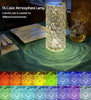 Image of 16 Colors LED Crystal Lamp Rose Light Touch Table Lamps Bedr Shopping