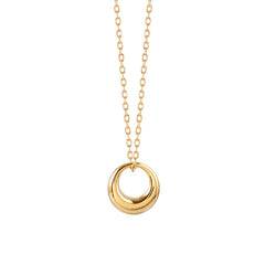 Geometric Circle Necklace For Women Ins Simple Clavicle Chain Temperament Niche Normcore Bag