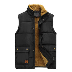 European Size Men's Youth Fleece-lined Down Cotton Vest Shopping