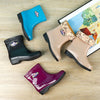 Image of Work Wear Waterproof Fleece-lined Stylish Rain Boots Women Shopping