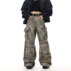 Image of Men's Multi-pocket Loose Wide-leg Pants Shopping