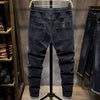 Image of Autumn Men's Elastic Jeans Loose Size Shopping