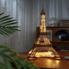 Image of Rolife Night Of The Eiffel Tower Large Wooden Puzzle With 4 Light Shows For Gift Shopping