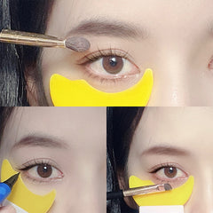 Eyelash Eyeliner Stencil Model Eye Mascara Comb Stencil Model Beginner Eye Makeup Helper Applicator Guide Card Tool Easy Wash Shopping