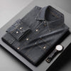 Image of Denim Long Sleeve Shirt Casual Coat Shopping