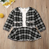 Image of Long-sleeved Dresses Two-piece Children's Baby Small Incense Wind Suit Shopping