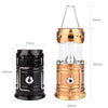 Image of new solar charging type multifunctional telescopic camping lantern lantern outdoor camping tent lamp Shopping