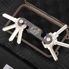 Outdoor Stainless Steel Key Storage Box Multifunctional Portable Key Holder Bottle Opener Shopping