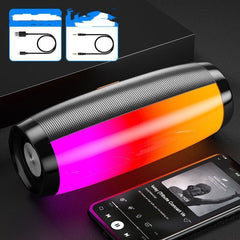 Colorful Lights Bluetooth Speaker High Volume Audio Subwoofer Shopping