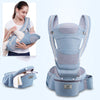 Image of Ergonomic Baby Carrier Infant Baby Hipseat Carrier 3 In 1 Front Facing Ergonomic Kangaroo Baby Wrap Sling Shopping