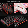 Image of usb desktop wired luminous keyboard and mouse set Shopping