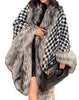 Image of Wool Women's Shawl Knitted Outerwear Shopping