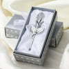 Image of Crystal Metal Rose Valentine's Day Small Gift Wedding Shopping