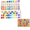 Image of Children 3D Alphabet Number Puzzle Baby Colorful Geometric Digital Letter Educational Toy Shopping