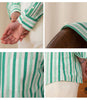 Image of Men's Business Casual Cotton Striped Shirt Shopping